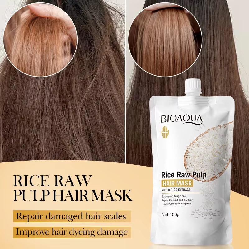 10/30/50/100/400G Magical Keratin Hair Mask 5 Seconds Repair Damaged Frizzy Hair Soft Smooth Shiny Rice Moisturizing Hair Care