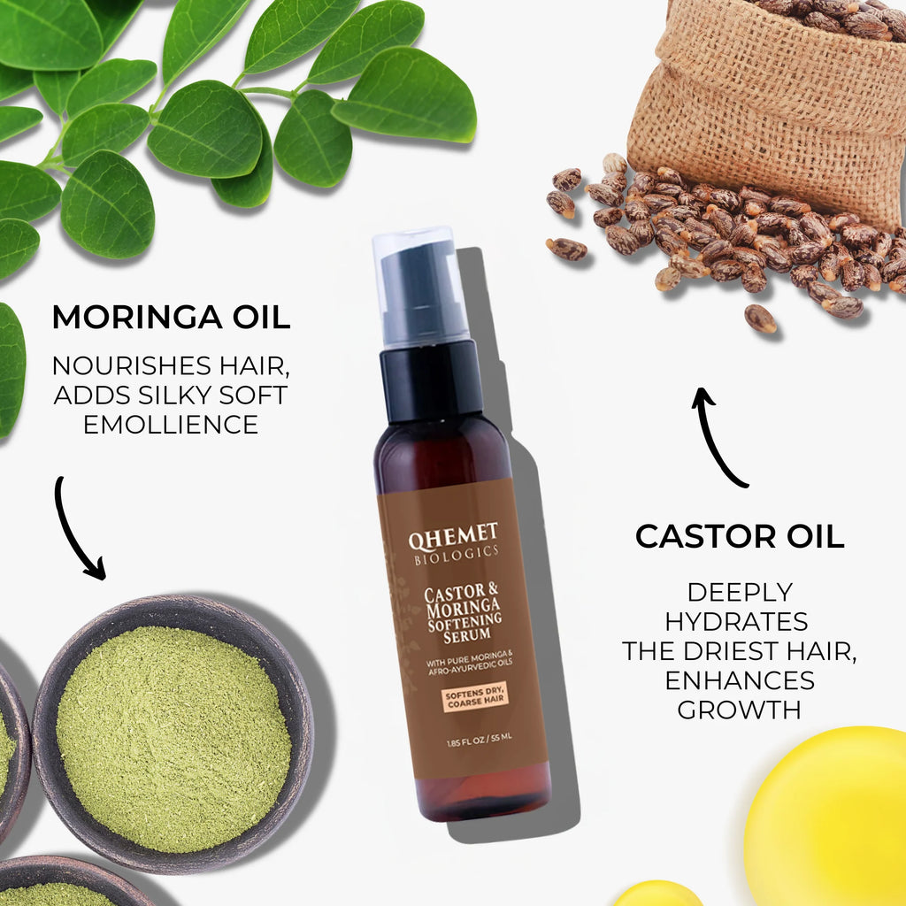 Castor Oil Collection for Moisture & Growth