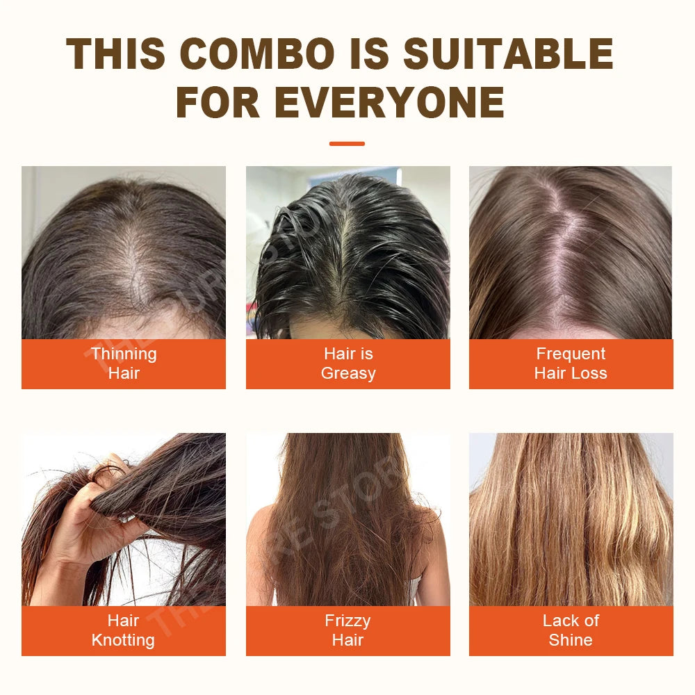 Ginger Shampoo Hair Loss Treatments Nourish Smoothing Thickening Scalp Hair Care Products 600Ml