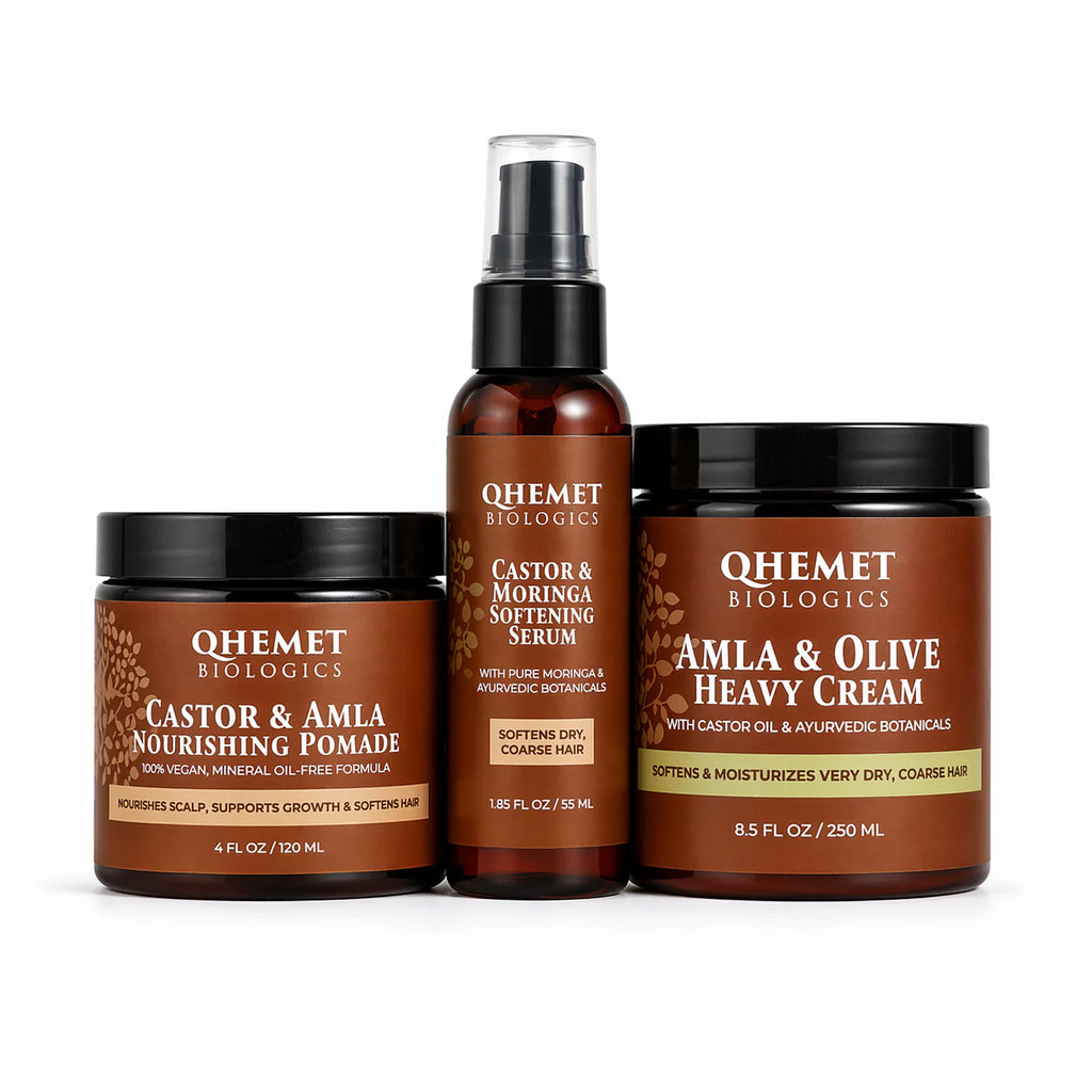 Castor Oil Collection for Moisture & Growth