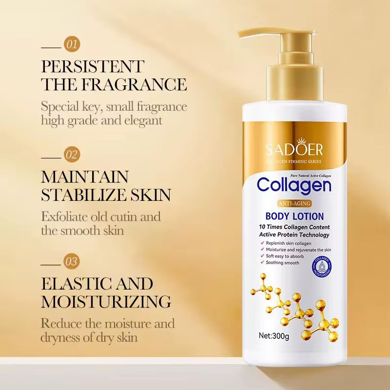 Collagen Milk Bleaching Face Body Cream Whitening Cream Skin Whitening Moisturizing Body Lotion Skin Lightening Cream Body Care