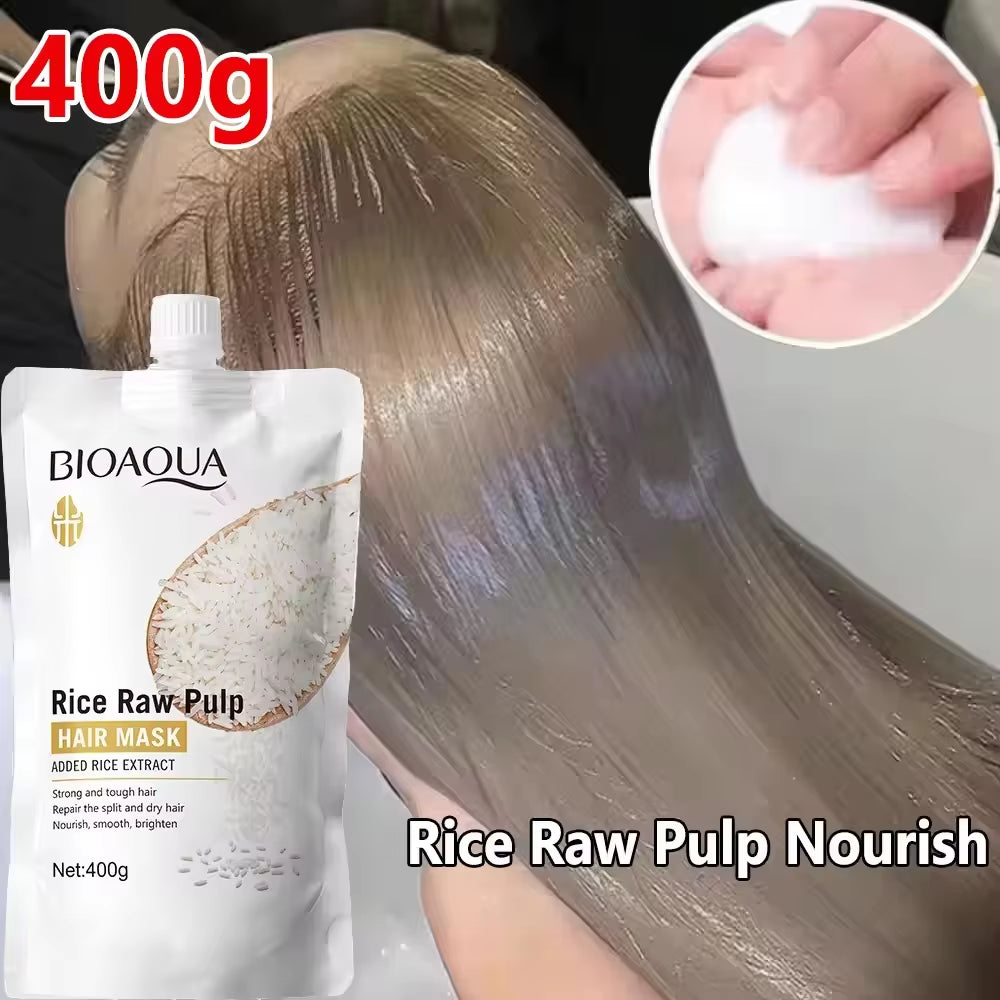 10/30/50/100/400G Magical Keratin Hair Mask 5 Seconds Repair Damaged Frizzy Hair Soft Smooth Shiny Rice Moisturizing Hair Care